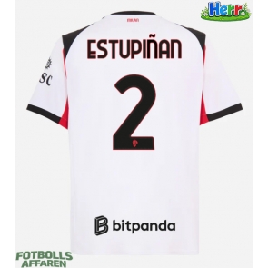 AC Milan Pervis Estupinan #2 Bortatröja 2025-26 Kortärmad